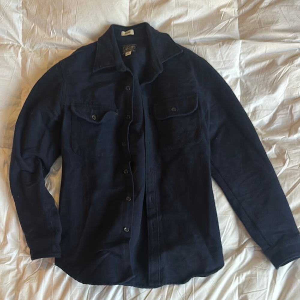 Men's JCrew Small Navy Shacket